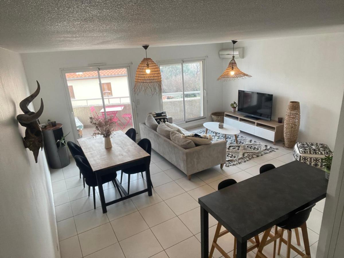 Appartement T3 Climatise,Balcon, Classe 3 Etoiles Le Boulou Exterior foto